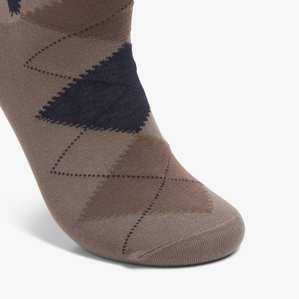 Taupe Clarks Mens Argyle Men Socks | 9328FRPVQ