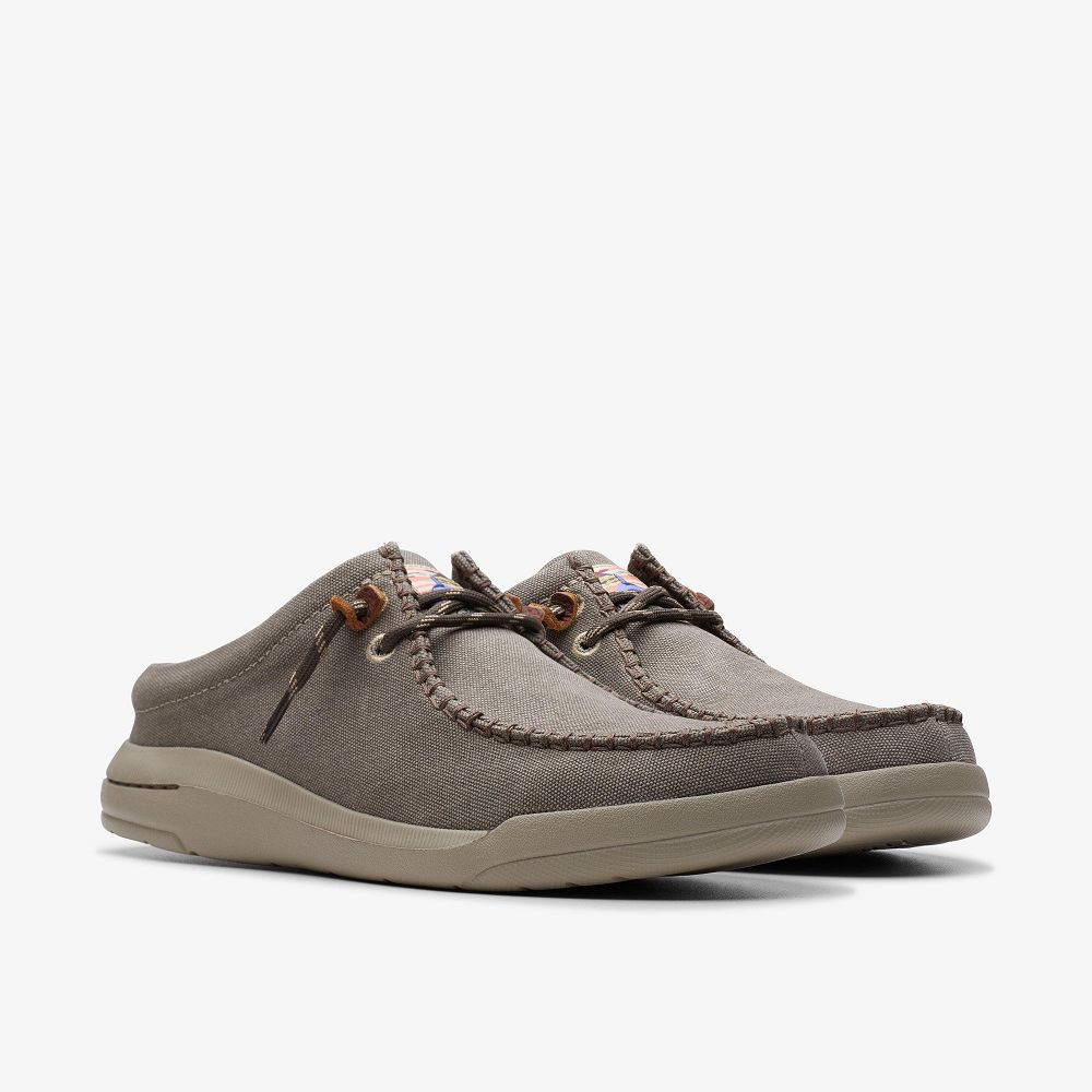 Taupe Interest Clarks Driftlite Surf Men Boat Shoes | 0216DSMHG