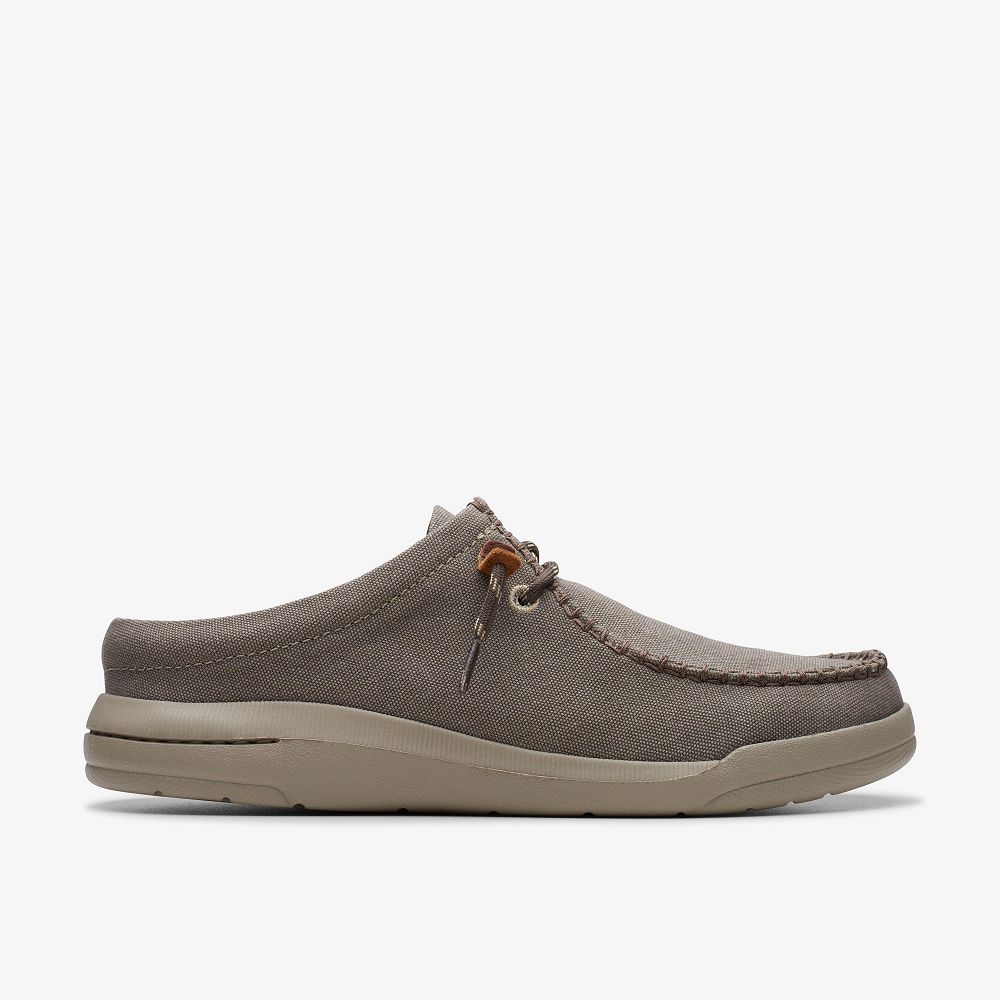 Taupe Interest Clarks Driftlite Surf Men Boat Shoes | 0216DSMHG