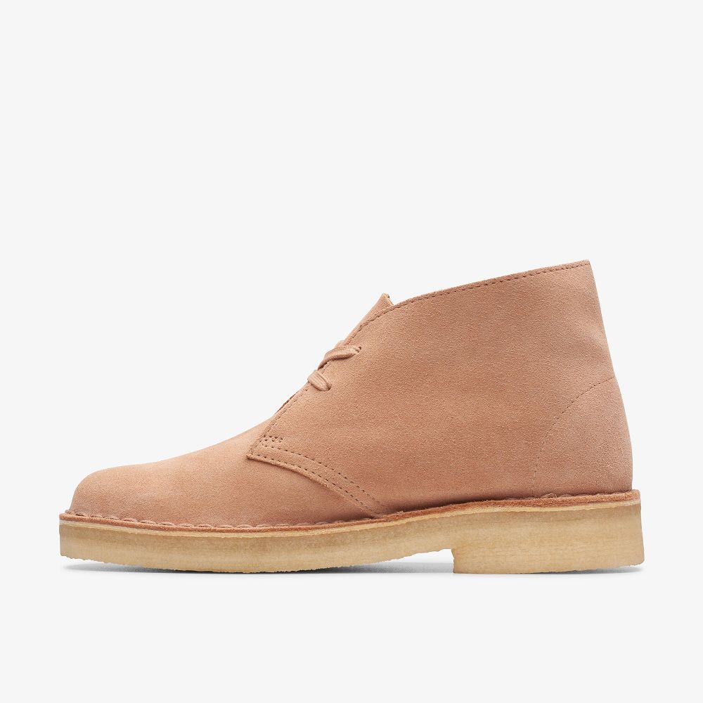 Warm Beige Clarks Desert Women Boots | 2491PSVFW