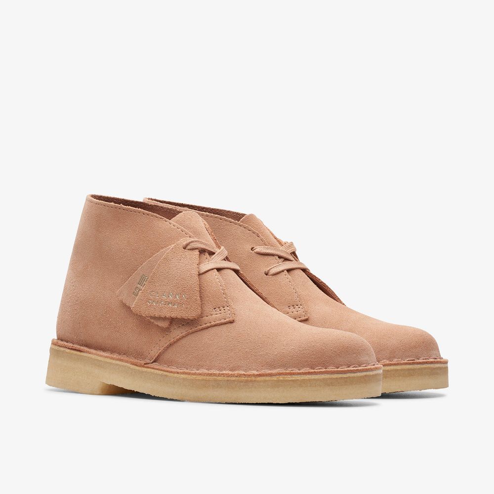 Warm Beige Clarks Desert Women Boots | 2491PSVFW