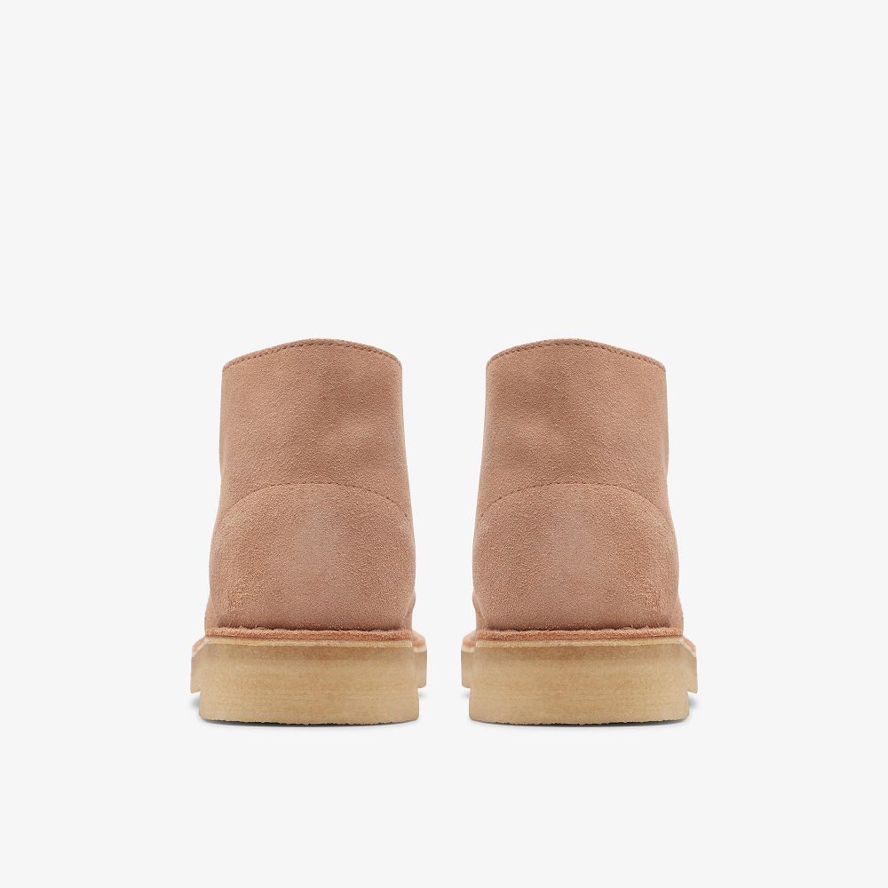 Warm Beige Clarks Desert Women Boots | 2491PSVFW