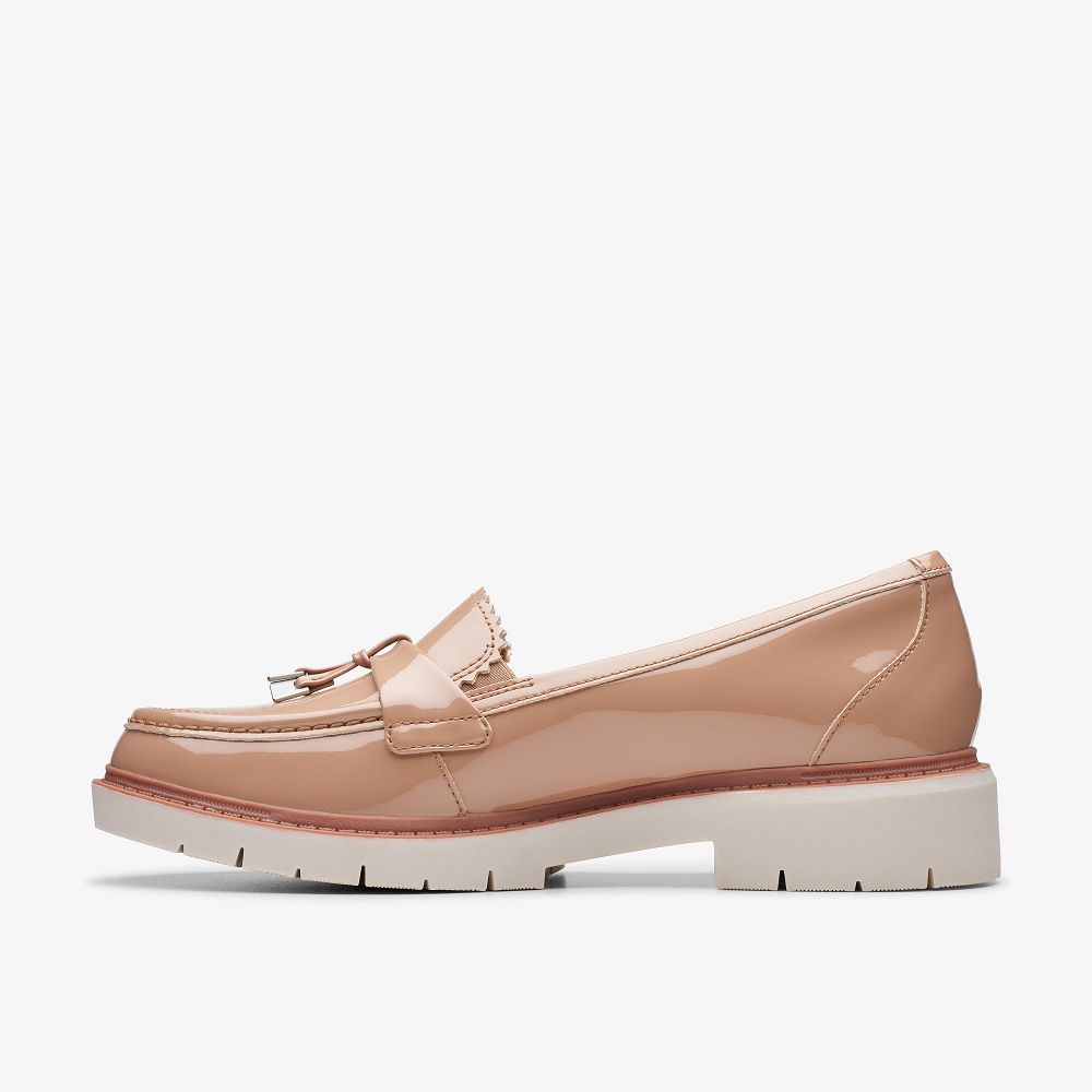 Warm Beige Clarks Westlynn Bella Women Loafers | 2169NIYJS