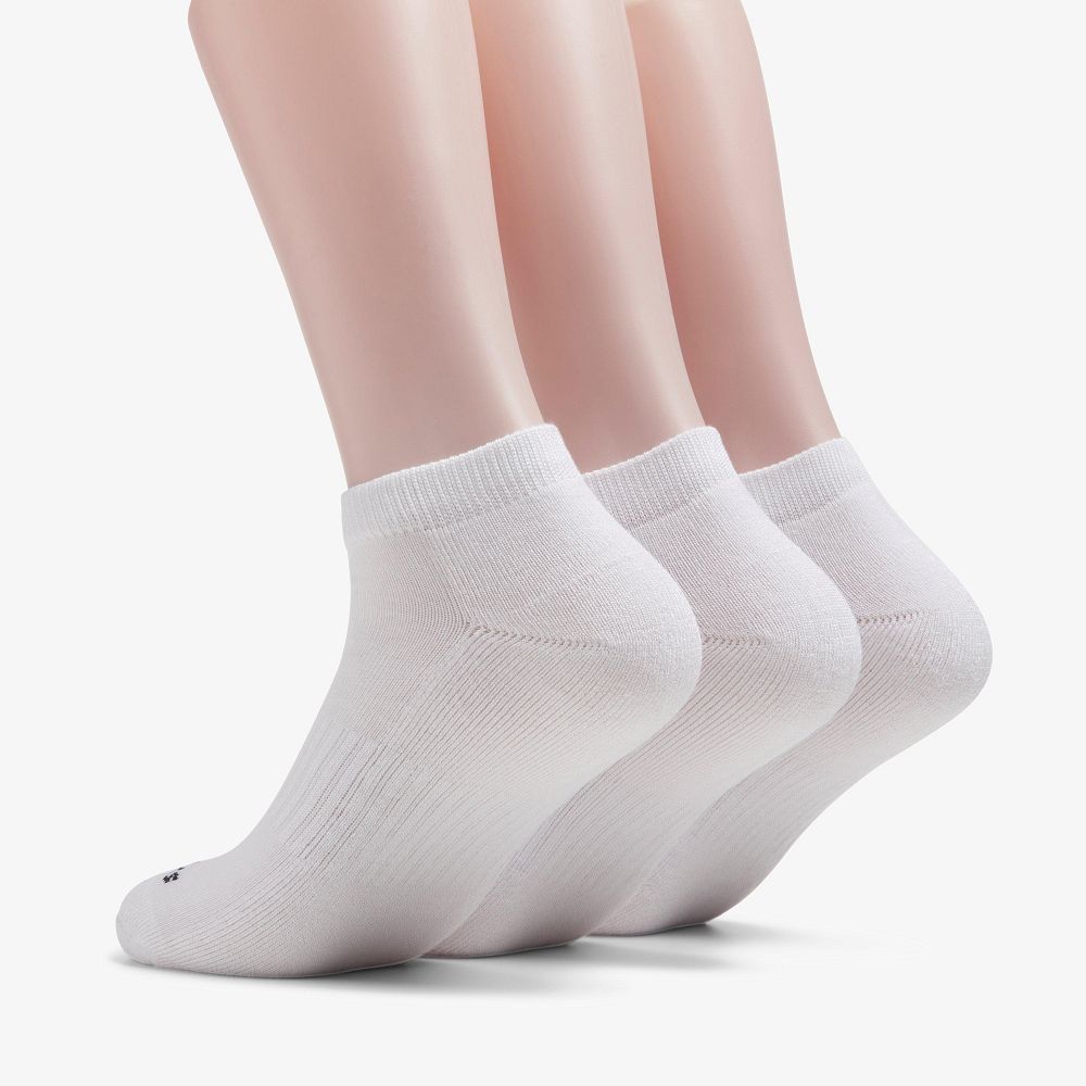 White Clarks 3 Pack Athletic Men Socks | 4519XBYCT